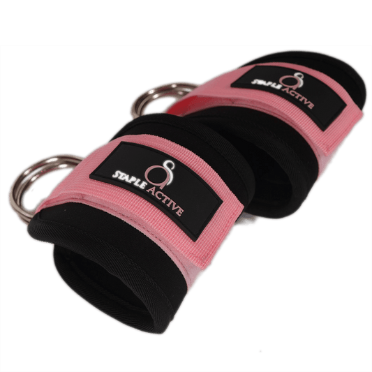 Ankle Strap Set (Pink & Black) - StapleActive